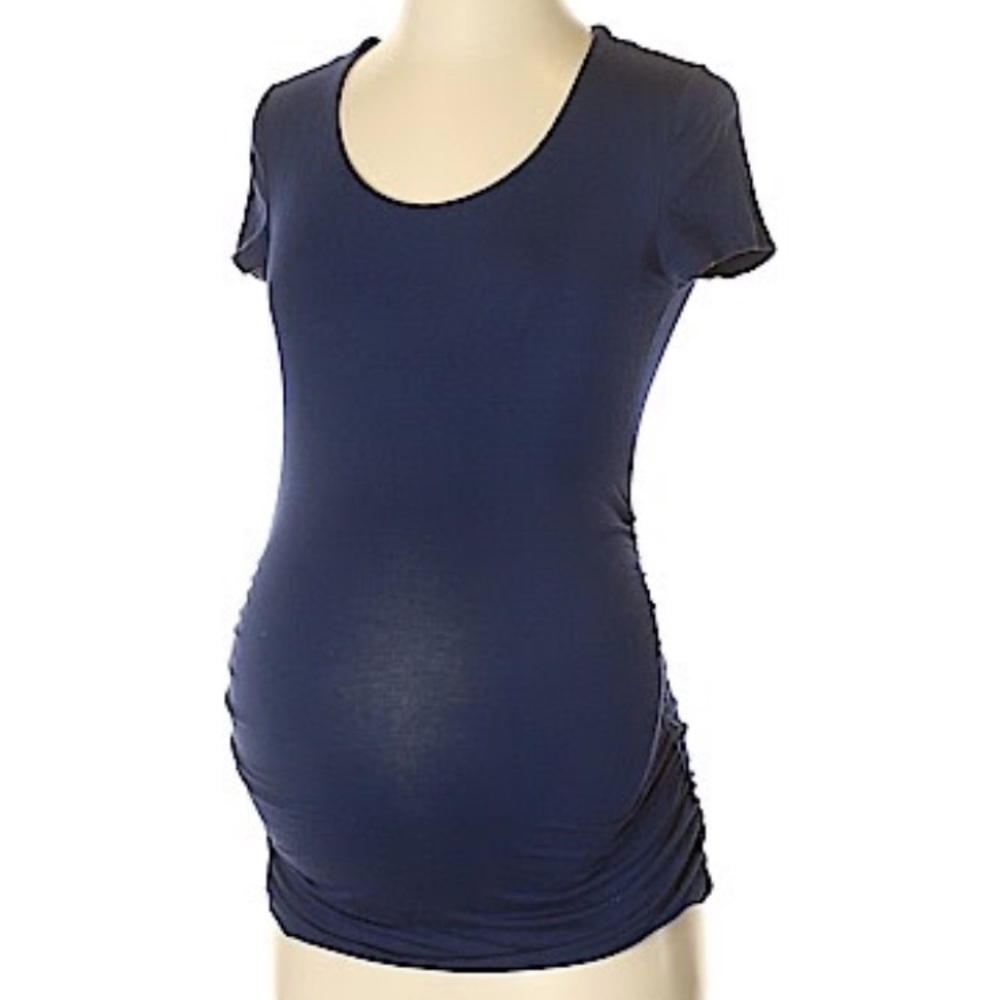 Isabella Oliver maternity navy blue tee shirt